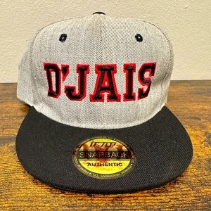 OFFICIAL DJAIS Snapback Hat with original stickers. Worn once. Make an offer!